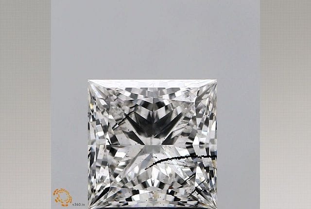 1.61 Carat Princess Lab Diamond