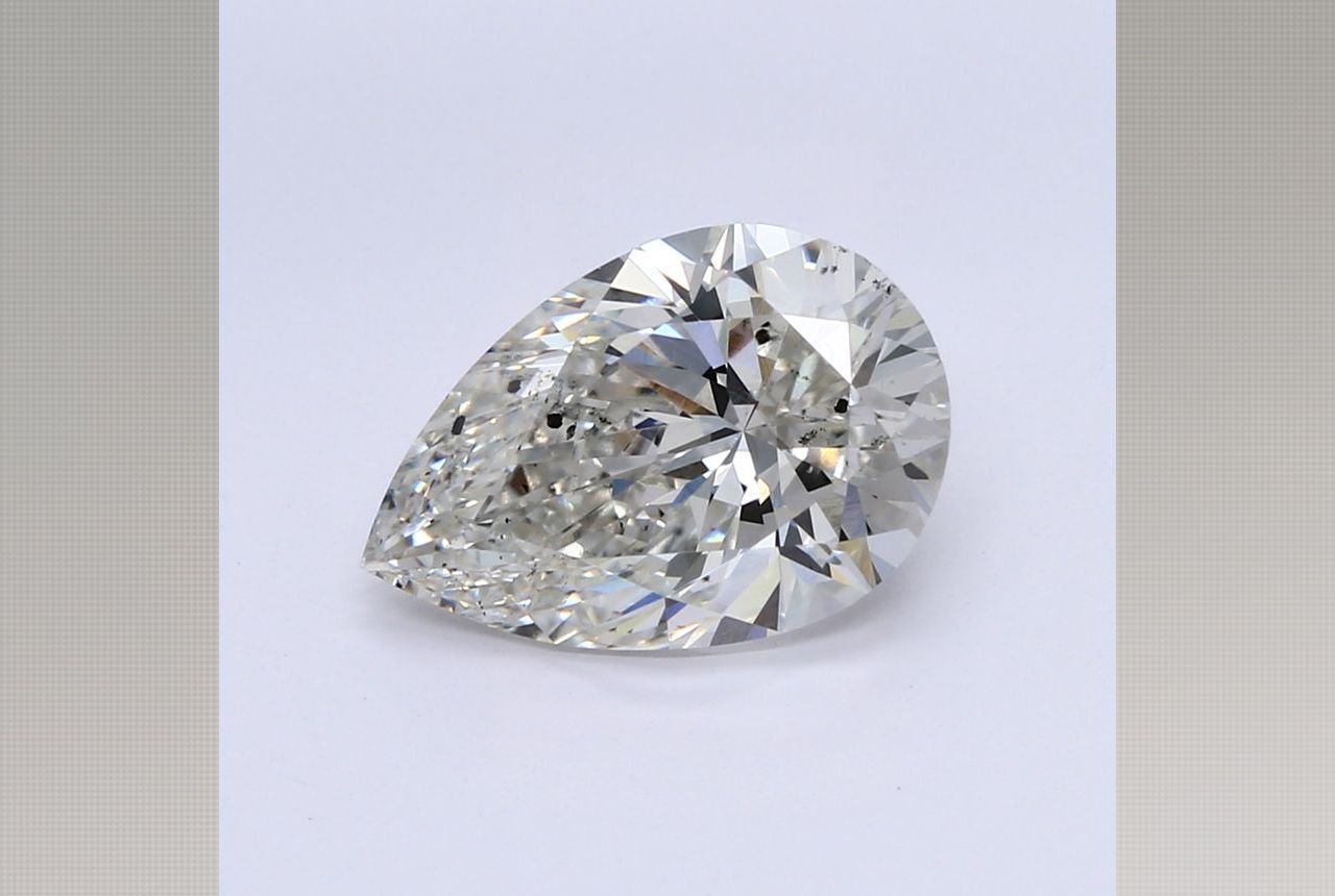 3.00 Carat Pear Lab Diamond