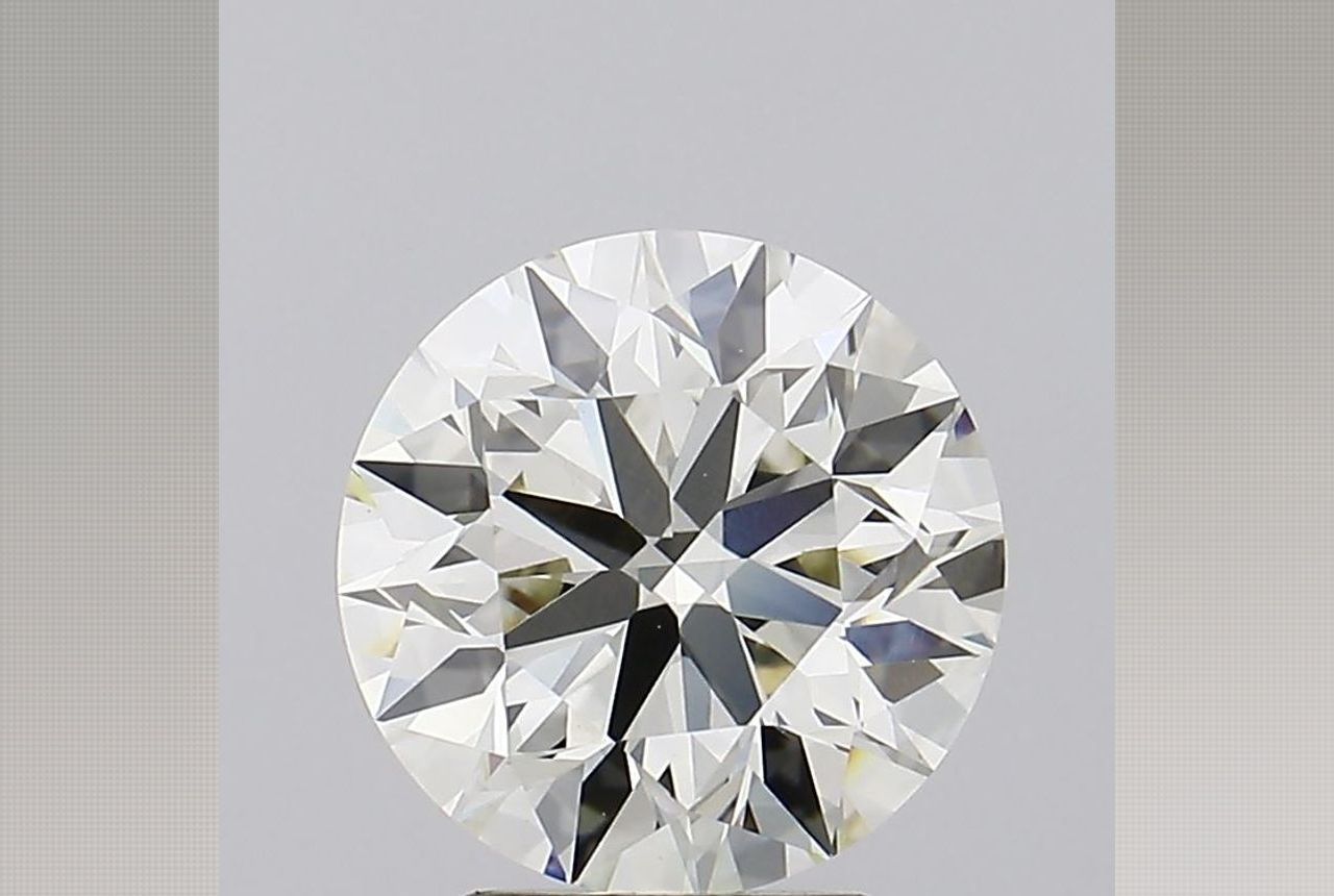 3.02 Carat Round Lab Diamond