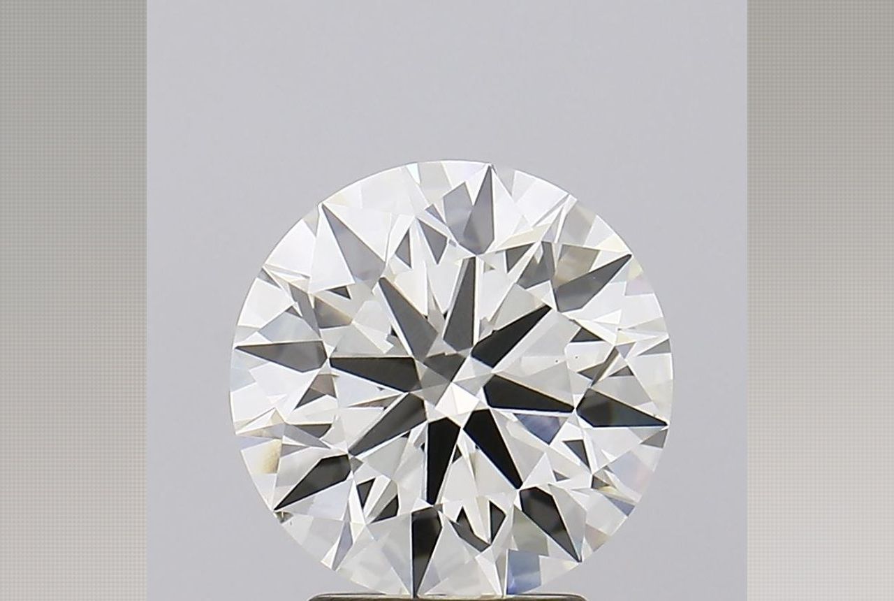3.02 Carat Round Lab Diamond