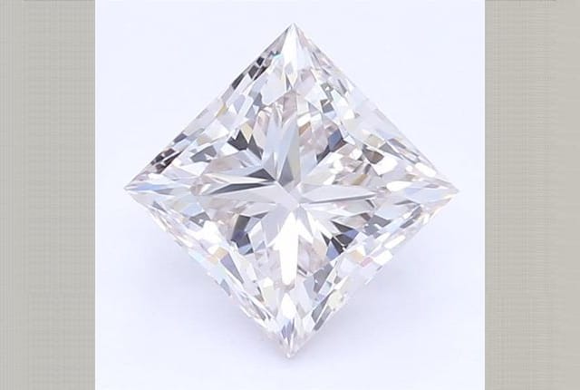 0.72 Carat Princess Lab Diamond