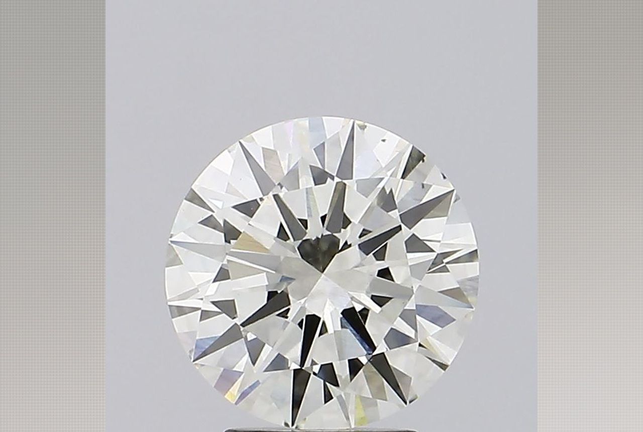 3.02 Carat Round Lab Diamond