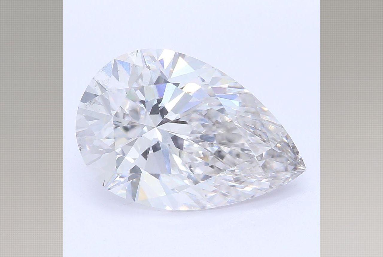 2.07 Carat Pear Lab Diamond