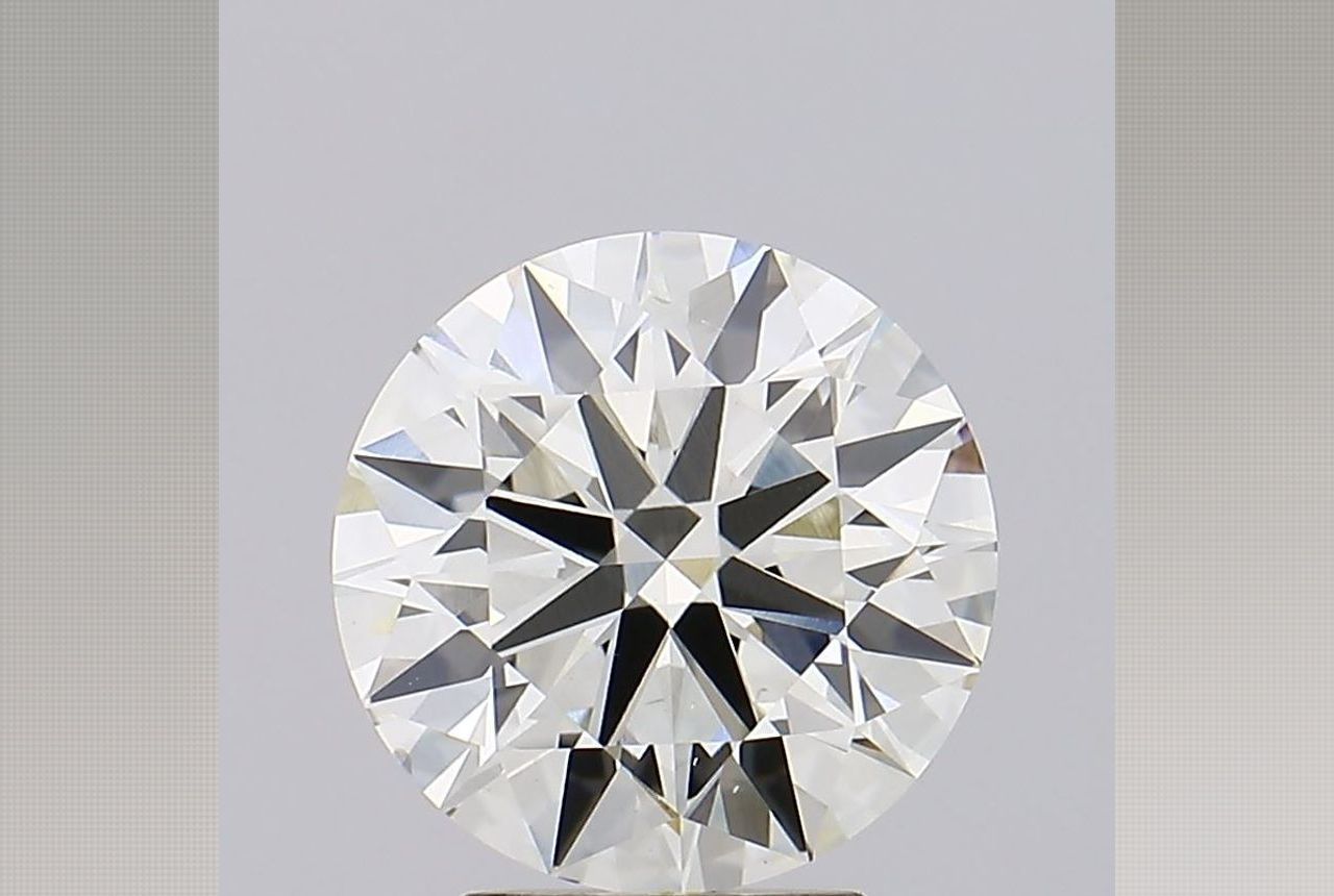 3.08 Carat Round Lab Diamond