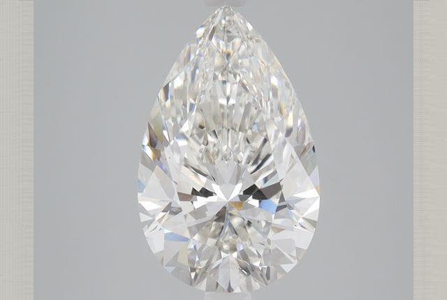 3.43 Carat Pear Lab Diamond