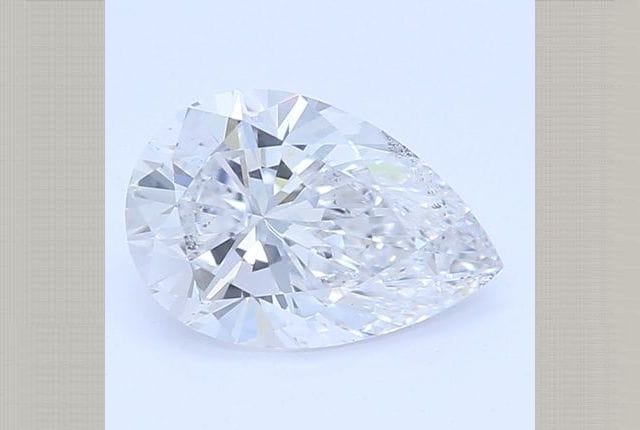 0.53 Carat Pear Lab Diamond