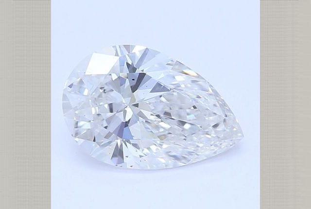 0.53 Carat Pear Lab Diamond