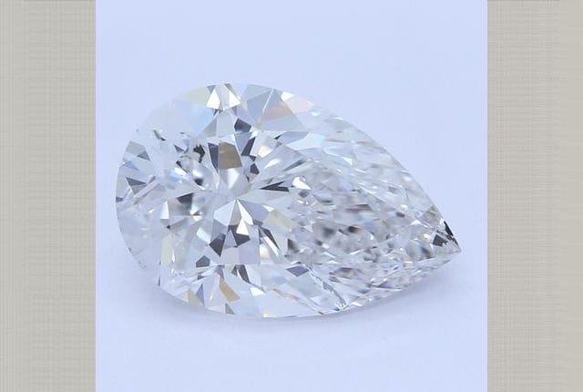 1.60 Carat Pear Lab Diamond