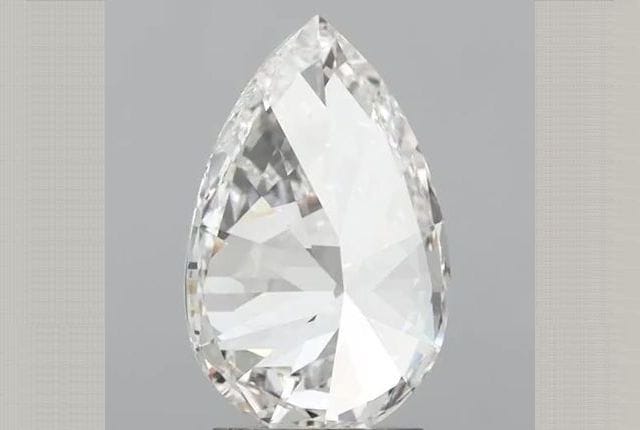 2.70 Carat Pear Lab Diamond