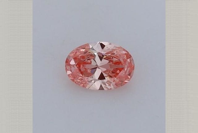 0.29 Carat Oval Pink Lab Diamond