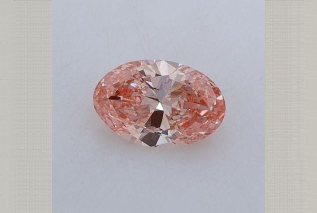 0.44 Carat Oval Pink Lab Diamond
