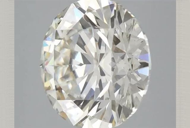 3.44 Carat Round Lab Diamond
