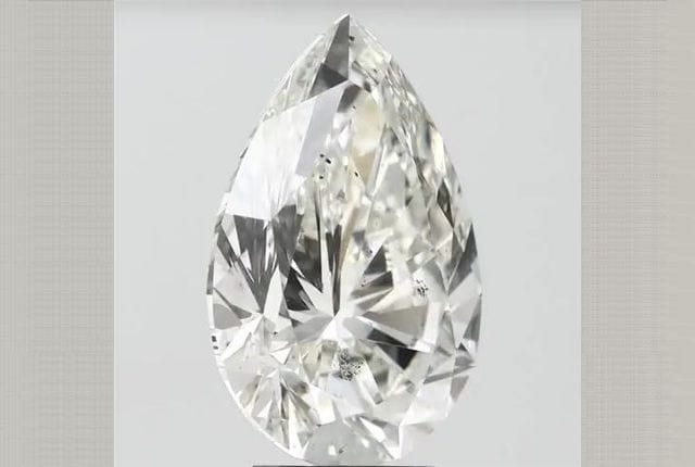 5.02 Carat Pear Lab Diamond