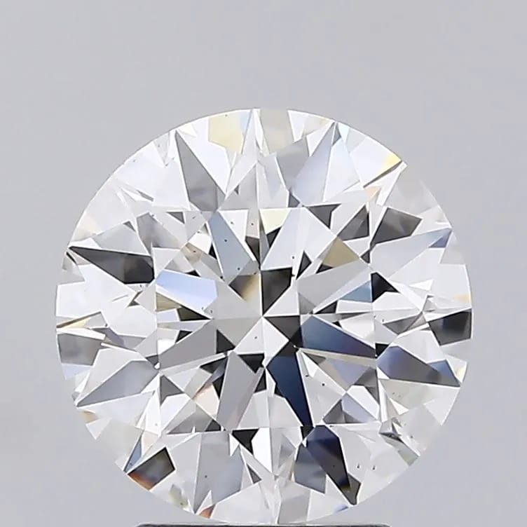 3.14 Carat Round Lab Diamond