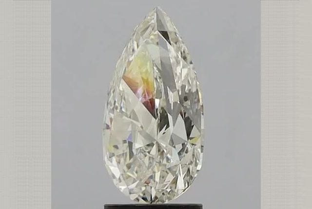 2.66 Carat Pear Lab Diamond