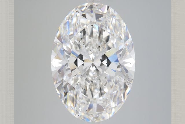 7.76 Carat Oval Lab Diamond