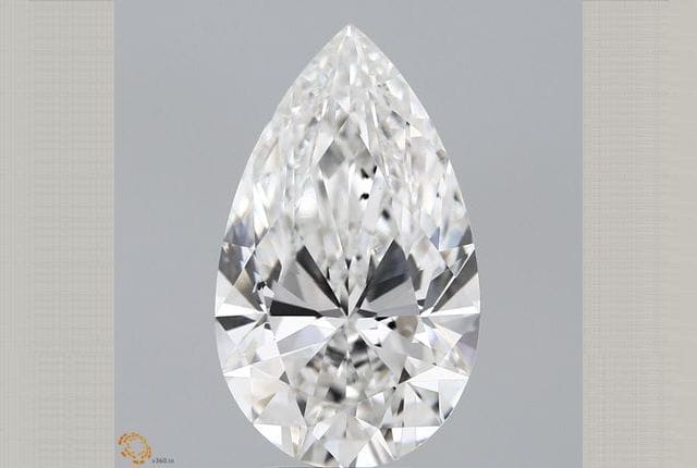 5.24 Carat Pear Lab Diamond