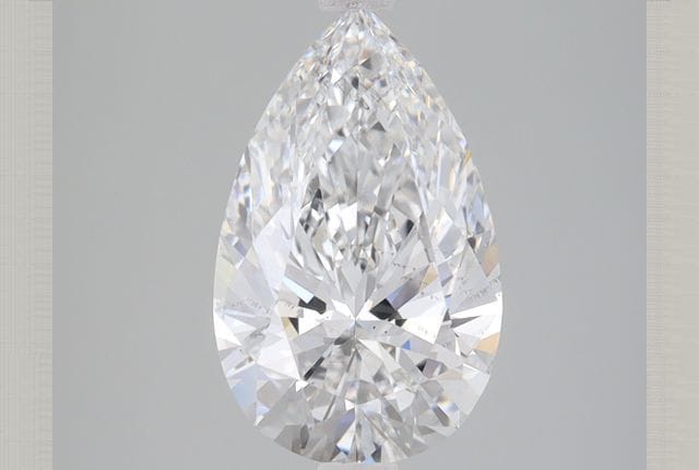 2.57 Carat Pear Lab Diamond
