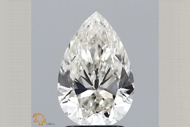 2.04 Carat Pear Lab Diamond