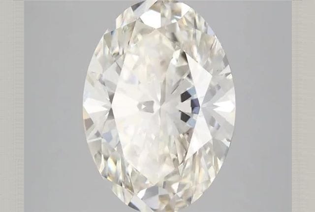 3.75 Carat Oval Lab Diamond