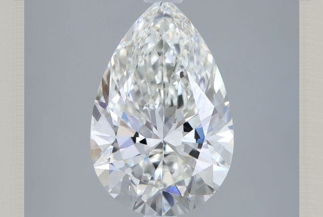 2.52 Carat Pear Lab Diamond