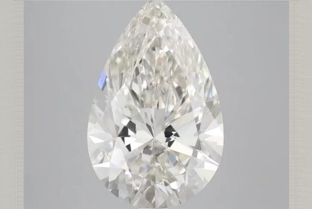 3.58 Carat Pear Lab Diamond
