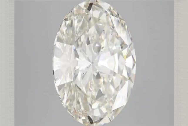 5.01 Carat Oval Lab Diamond