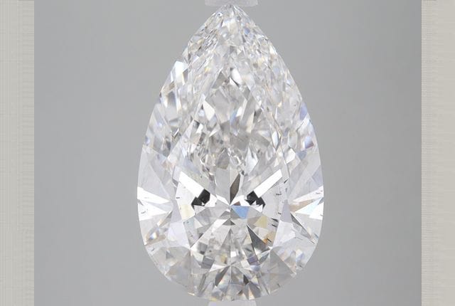 3.58 Carat Pear Lab Diamond