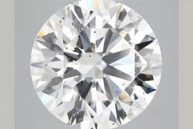 3.80 Carat Round Lab Diamond