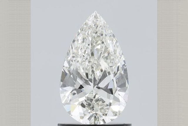 2.61 Carat Pear Lab Diamond