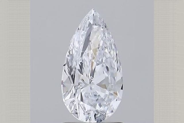 1.36 Carat Pear Lab Diamond