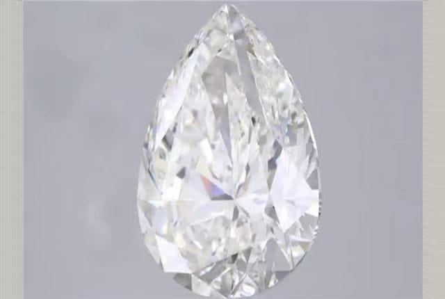 4.22 Carat Pear Lab Diamond