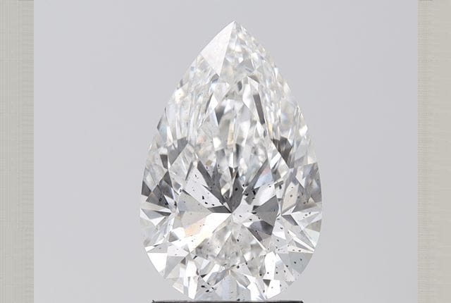 3.00 Carat Pear Lab Diamond