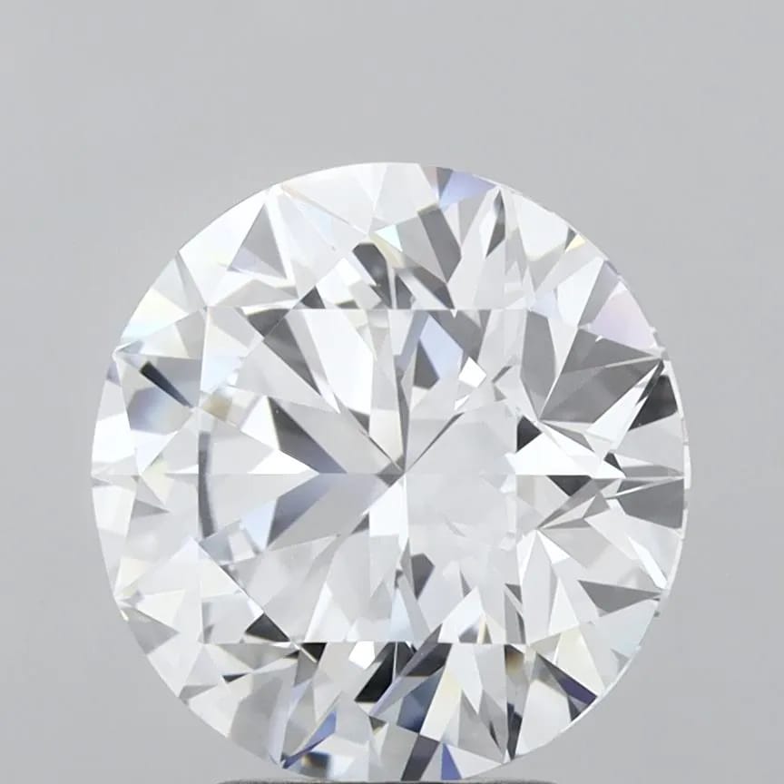 3.68 Carat Round Lab Diamond