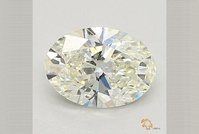 0.58 Carat Oval Lab Diamond