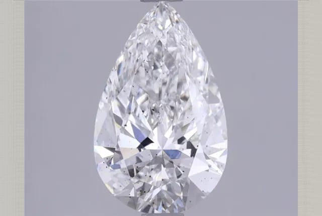 1.39 Carat Pear Lab Diamond