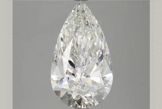 4.33 Carat Pear Lab Diamond