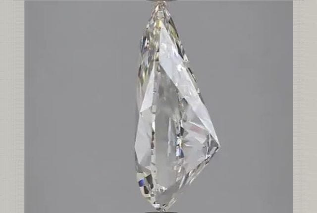 3.78 Carat Pear Lab Diamond