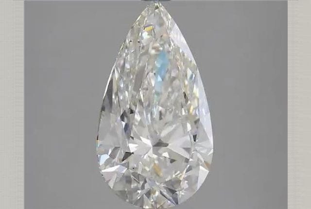 4.05 Carat Pear Lab Diamond