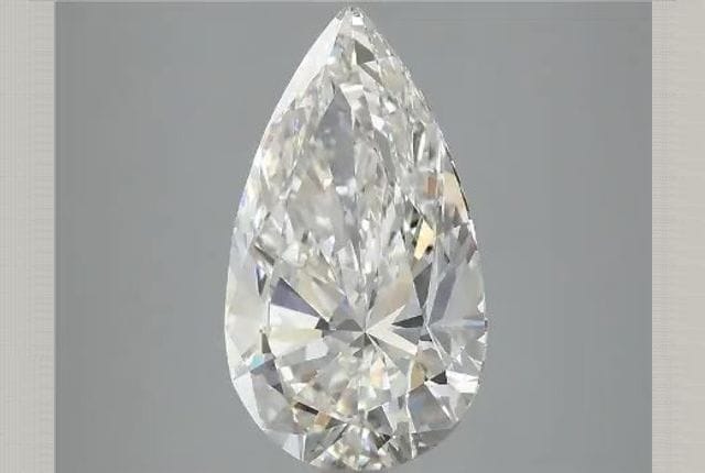 4.08 Carat Pear Lab Diamond