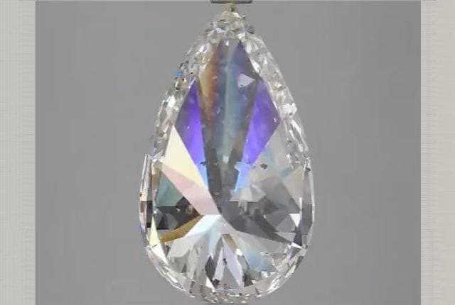 4.04 Carat Pear Lab Diamond