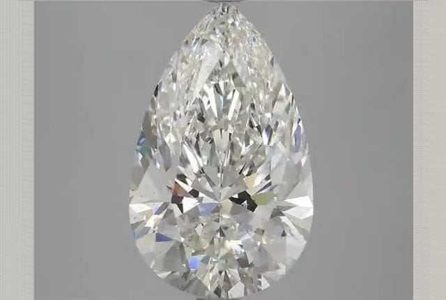 4.24 Carat Pear Lab Diamond