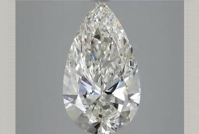 4.06 Carat Pear Lab Diamond