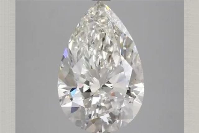 3.78 Carat Pear Lab Diamond