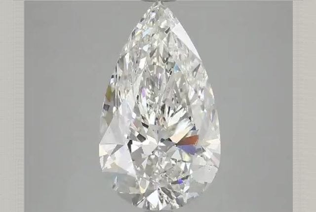 4.04 Carat Pear Lab Diamond