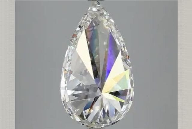 4.22 Carat Pear Lab Diamond