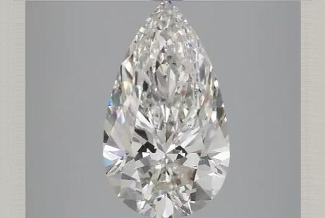4.12 Carat Pear Lab Diamond