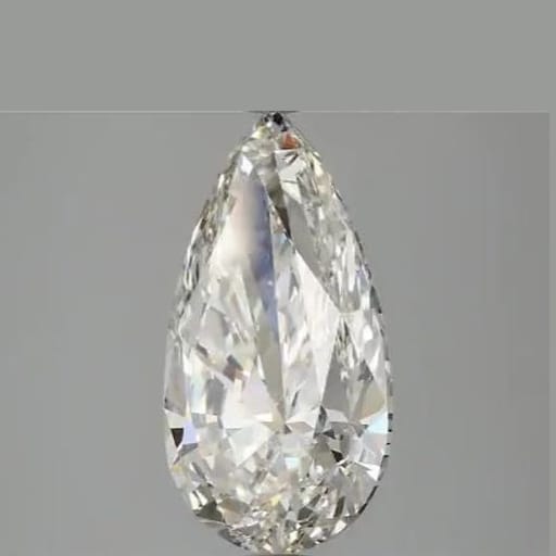 4.05 Carat Pear Lab Diamond
