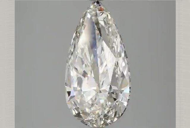 4.05 Carat Pear Lab Diamond