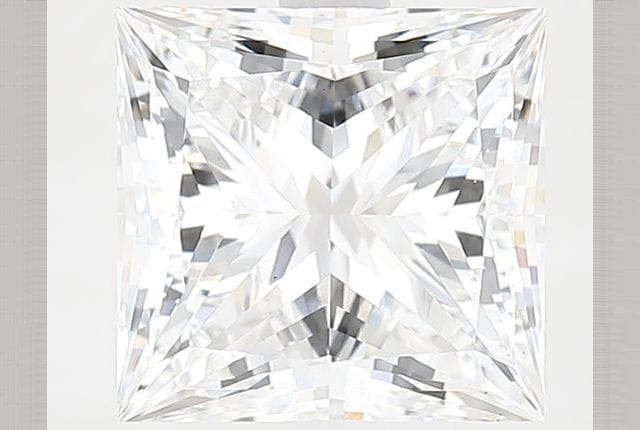 3.72 Carat Princess Lab Diamond